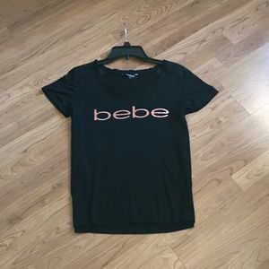 Bebe Sport Tee - Size Medium - Black